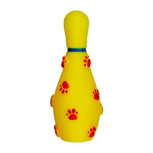 Brinquedo Para Cães Vinil Pino de Boliche Napi Cores Sortidas