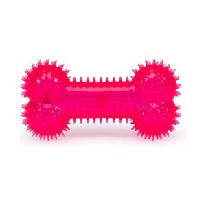 Brinquedo Para Cães Mordedor Halteres com Led Napi Cores Sortidas