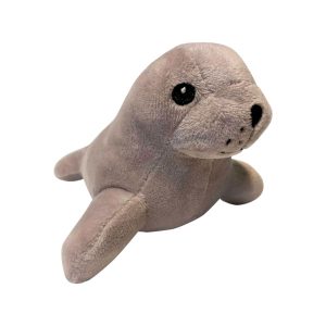 Brinquedo Pelúcia Para Cães Foca Cinza Napi