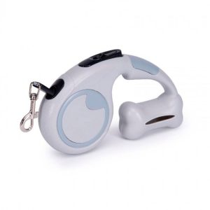 Guia Retrátil 3 Metros com Porta Saquinho Napi Cores Sortidas