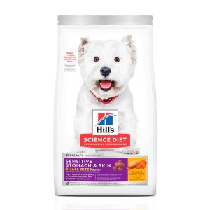 Ração Hill’s Science Diet Pele Sensível Cães Adultos Pedaços Pequenos Sabor Frango 6,8kg