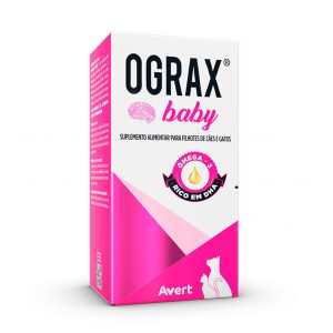 Suplemento Ograx Baby Para Cães e Gatos Filhotes Avert 30ml