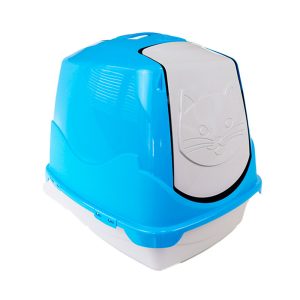 Banheiro Cat Toilet Para Gatos Azul Pet Injet