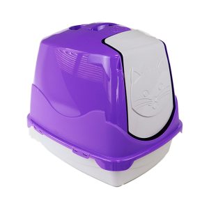 Banheiro Cat Toilet Para Gatos Lilás Pet Injet