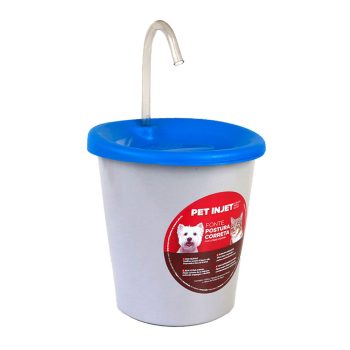Fonte Bebedouro Para Cães e Gatos Postura Correta Azul Pet Injet