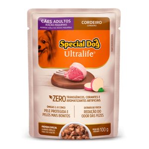 Ração Úmida Special Dog Ultralife Sachê Cães Adultos Raças Pequenas Sabor Cordeiro 100g