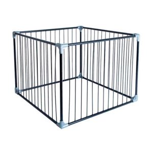 Cercado Canil Tubline Pet Play Preto Para Cães