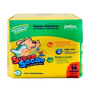 Tapete Higiênico Super Secão Petix 14 Unidades