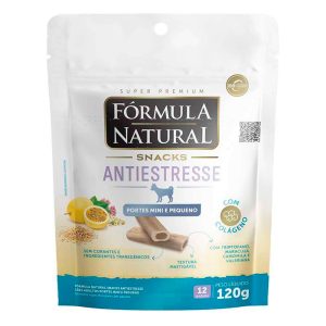 Biscoito Snack Fórmula Natural Antiestresse Cães Adultos Porte Mini e Pequeno 120g