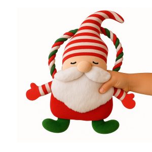 Brinquedo Pelúcia Para Cães Papai Noel com Corda Savana Pet