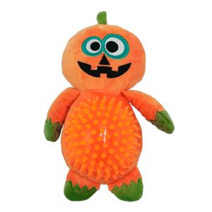 Brinquedo Pelúcia Para Cães Abóbora com Mordedor Grande Savana Pet