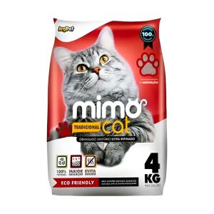 Areia Higiênica Mimo Cat Tradicional 4kg