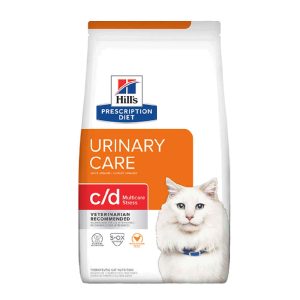 Ração Hill's Prescription Diet C/D Multicare Stress Para Gatos Adultos Cuidado Urinário 3,8kg