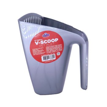 Pá Higiênica V-Scoop Furba Prata Pet Injet
