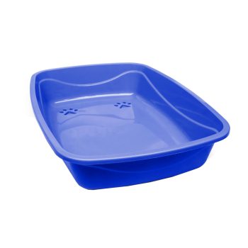 Bandeja Higiênica Para Gatos Luxo Patas Azul Pet Injet