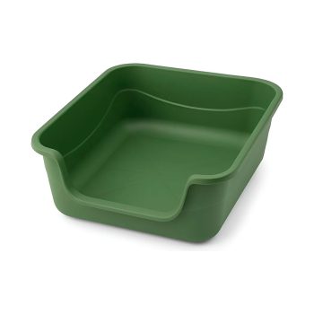 Bandeja Higiênica Para Gatos Jumbox Verde Oliva Pet Injet