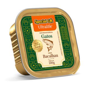 Ração Úmida Special Cat Ultralife Patê Gatos Adultos Sabor Bacalhau 100g