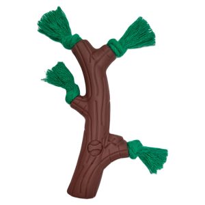 Brinquedo Mordedor Para Cães Graveto com Corda Petgrows