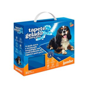Tapete Gelado Para Cães Wave Jambo Pet Tamanho M 60x45cm