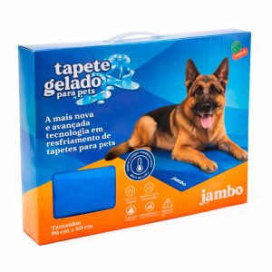 Tapete Gelado Para Cães Wave Jambo Pet Tamanho G 90x60cm