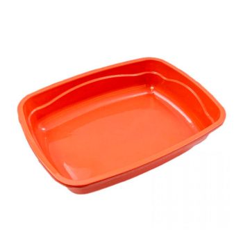 Bandeja Higiênica Sem Borda Para Gatos Terracota São Pet