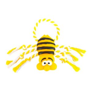 Brinquedo Mordedor Para Cães Abelha com Corda Petgrows