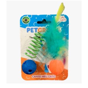 Brinquedo Para Gatos Kit Alegria Cansei Meu Gato PetGrows