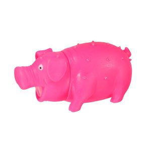 Brinquedo Mordedor Para Cães Porco Roinc Rosa Jambo Kelev