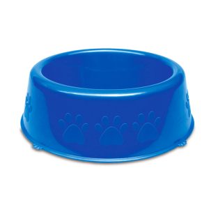 Comedouro Para Cães Patinhas Azul Pet Injet 300ml
