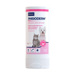 Shampoo Phisioderm Pele Sensível Para Cães e Gatos Virbac 250ml