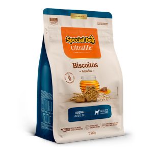 Biscoito Special Dog Ultralife Cães Adultos Sabor Aveia e Mel 500g