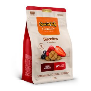 Biscoito Special Dog Ultralife Cães Filhotes Sabor Frutas Vermelhas 250g