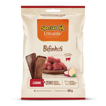 Bifinho Special Dogs Cães Adultos Sabor Carne 60g