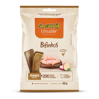 Bifinho Special Dogs Cães Adultos Sabor Frango 60g