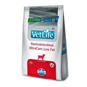 Ração Farmina Vet Life Gastrointestinal UltraCare Low Fat Para Cães Adultos 10,1kg