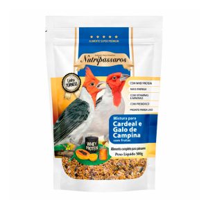 Ração Nutripássaros Para Cardeal e Galo de Campina 500g