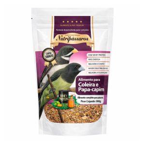 Ração Nutripássaros Para Coleira e Papa Capim 500g