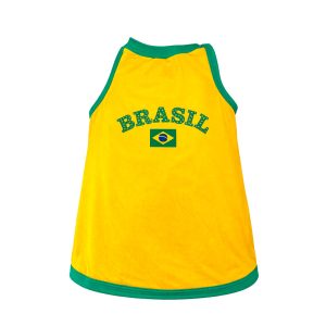 Roupinha Brasil Para Cães e Gatos L-Pets Tamanho 6