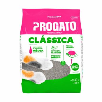 Areia Higiênica Progato Clássica Multigrãos 4kg