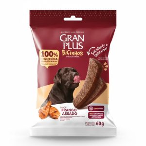 Bifinho GranPlus Para Cães Sabor Frango Grelhado 60g
