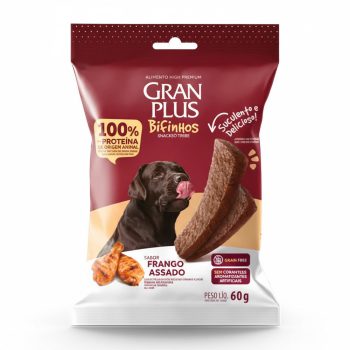 Bifinho GranPlus Para Cães Sabor Frango Assado 60g