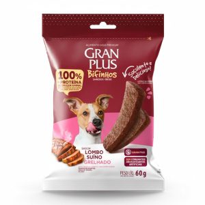 Bifinho GranPlus Para Cães Sabor Lombo Suíno Grelhado 60g