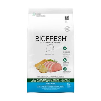 Ração Biofresh Para Cães Adultos Porte Médio Sabor Lombo e Abacaxi 3kg