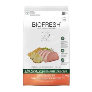 Ração Biofresh Para Cães Adultos Porte Mini e Pequeno Sabor Lombo e Abacaxi 10,1kg