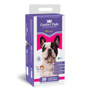Tapete Higiênico Para Cães Confort Pads 80x60cm 30 Unidades