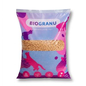 Granulado Higiênico de Madeira Para Gatos Biogranu 15kg