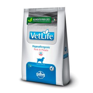 Ração Farmina Vet Life Natural Hypoallergenic Cães Adultos Pork e Potato 10,1kg