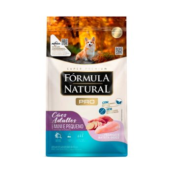 Ração Fórmula Natural Pró Cães Adultos Porte Mini e Pequeno Frango e Batata Doce 2,5kg