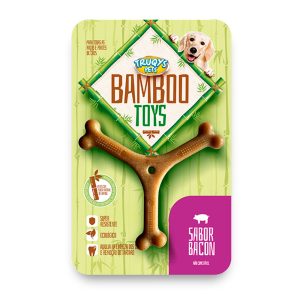 Brinquedo Mordedor Para Cães Osso Bamboo Y Pequeno Truqys Pet