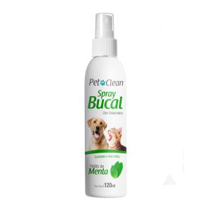 Spray Bucal Para Cães e Gatos Menta Pet Clean 120ml
